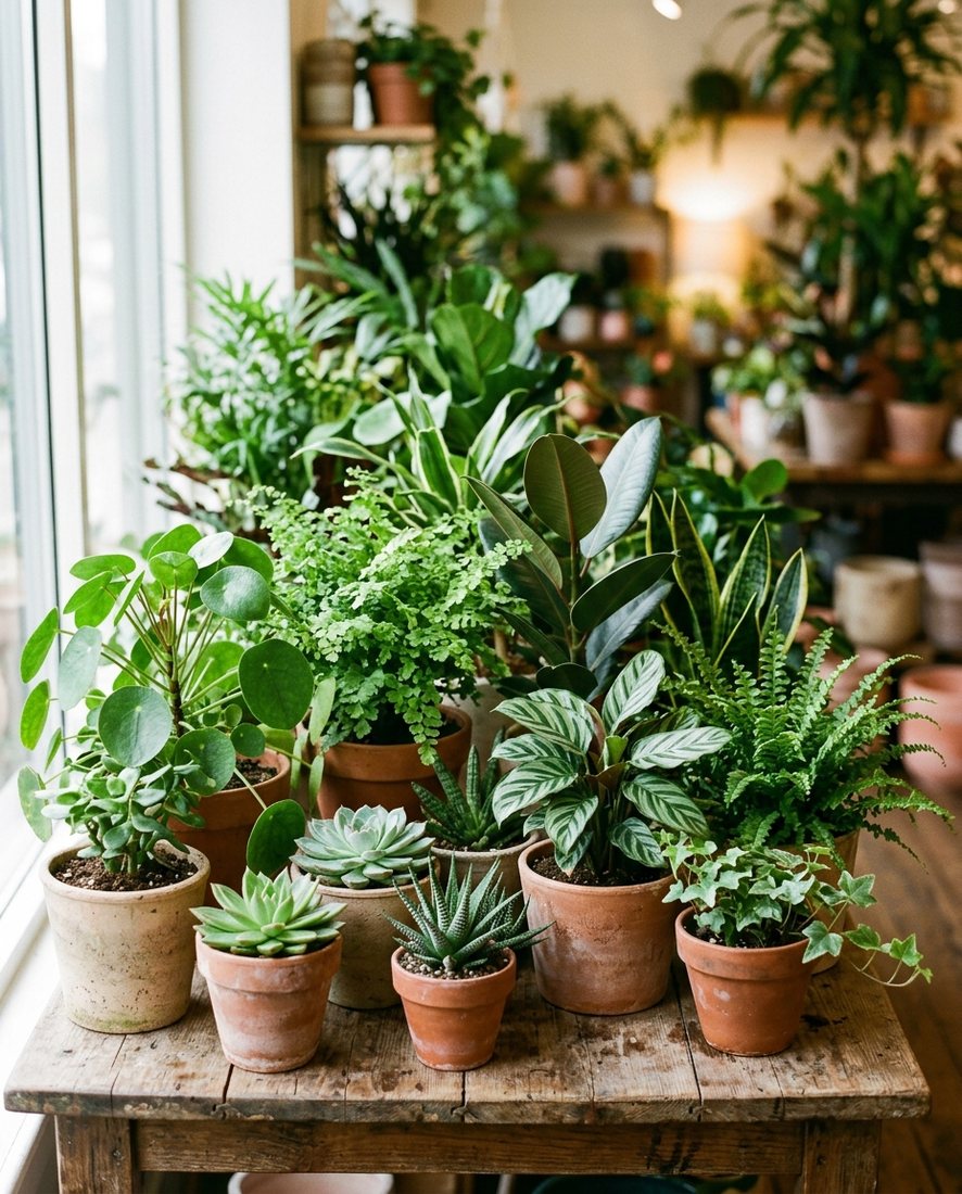 Gezonde kamer- en tuinplanten